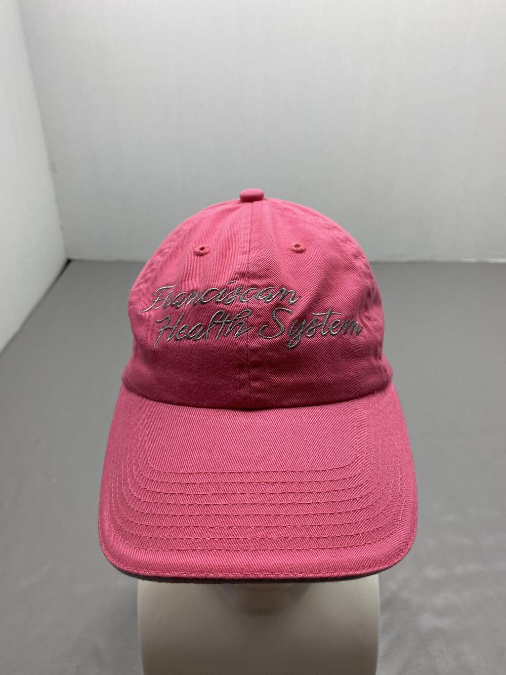 Hat Cap Strap Back Womens Adjustable Pink Franciscan Health System Embroidered